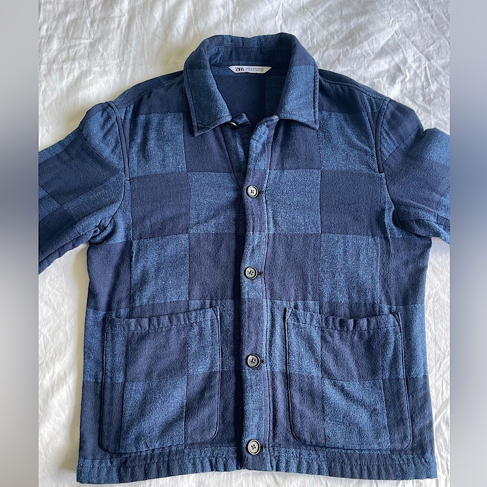 Zara blue Over shirt. Size M.